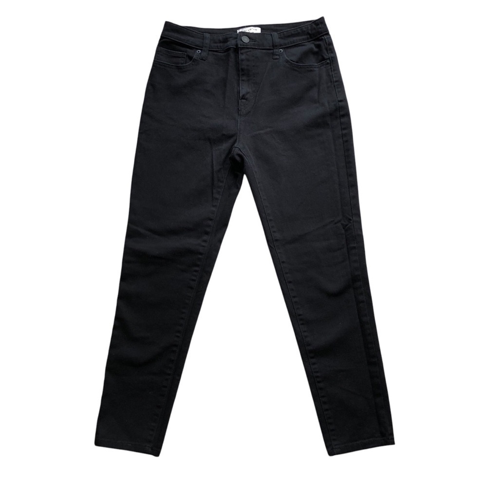 Nili Lotan X Target Jeans Black High Waisted Skinny Ankle Size 6